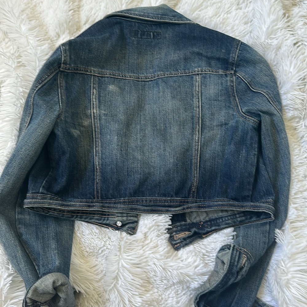 Cropped Blue Denim Jacket - Picture 2 of 2